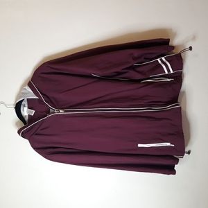 Fashion Bug Burgundy/White Jacket